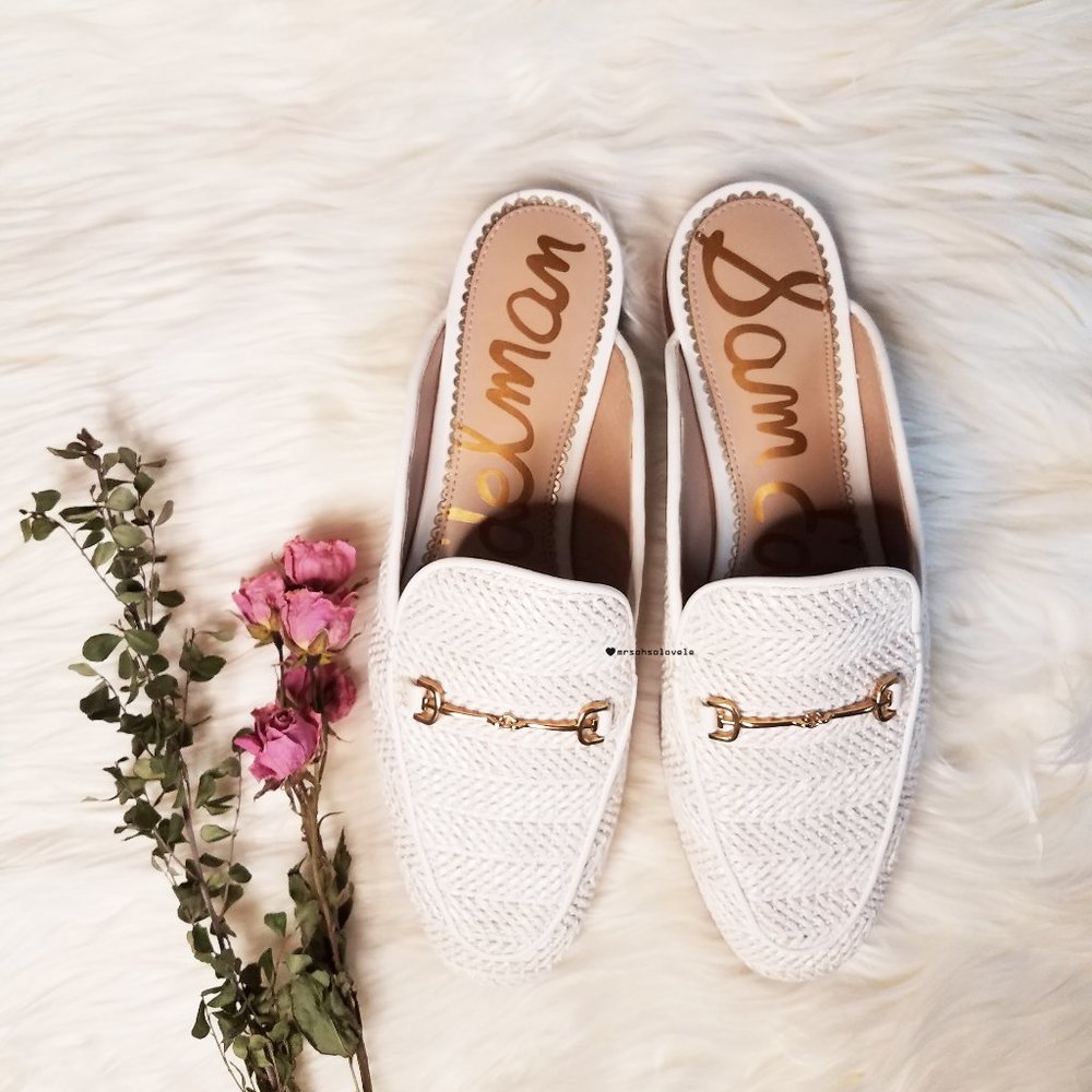 Sam Edelman New Linnie White Mules Sz 9.5